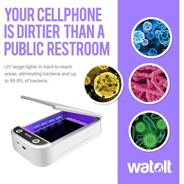 UV Lys Sanitizer - Smartphone Sanitizer Boks