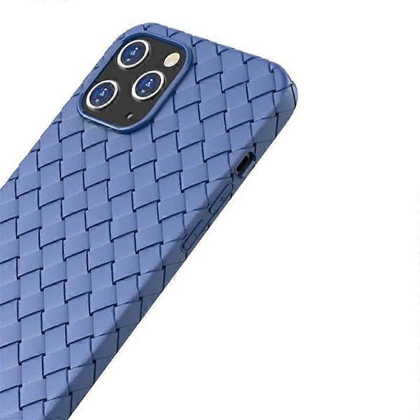 Vevd tekstur telefondeksel for iPhone 15 Pro Max, mykt TPU varmeavledningsdeksel