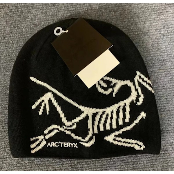 Mössa ARC'TERYX Herr Mössa Vardaglig Varm Vinter Skidmössa Black