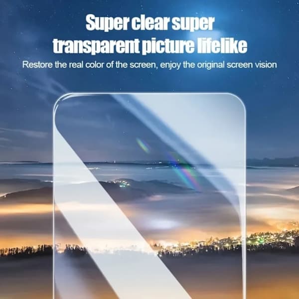 2 st Full Coverage Skärmskydd kompatibelt med iPhone 17 Pro Max Dammtätt Härdat Glas 2 stycken Hög Definition