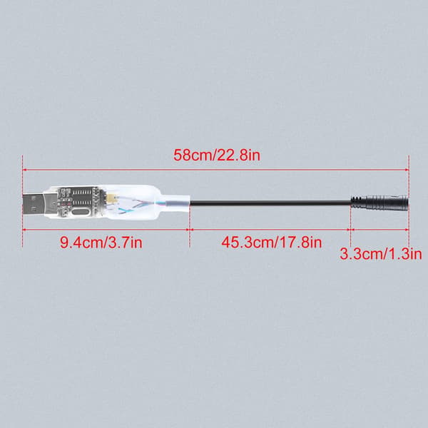 USB-programmeringskabel for elektrisk sykkelmotor