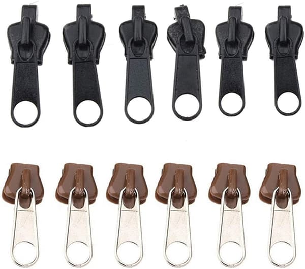 6-pack dragkedja glidare reparationskit för sömnad