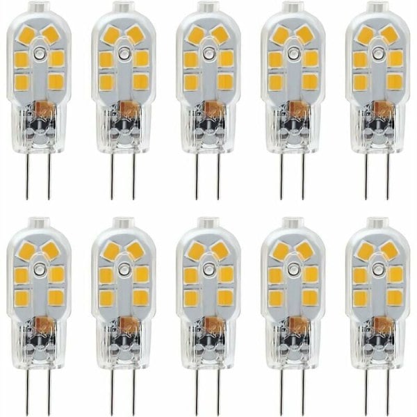 12V G4 LED-lampa, 1W motsvarande 10W halogenlampa, 200LM flimmerfri