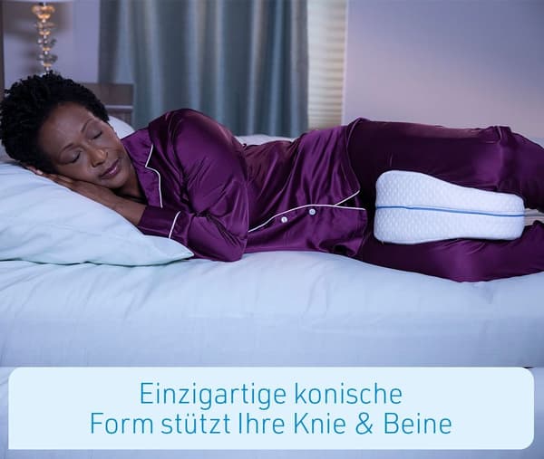 Benkudde för Sidosovare, Ergonomisk Knästoppning för Komfort