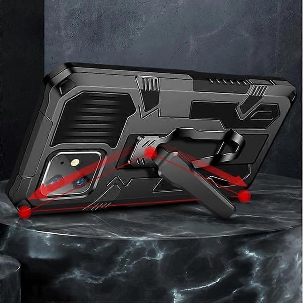 Maskin Armor Warrior Stöttåligt PC + TPU Skyddsfodral för iPhone 11