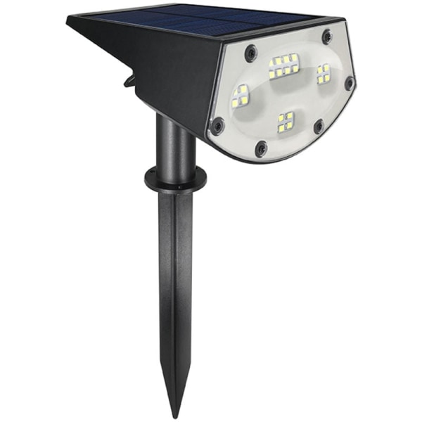 20 LED Solcellslampor Utomhus, IP67 Solcellslampor Utomhus, 180° Solcellslampor Utomhus, Vit för Trädgård, Gräsmatta, Utomhus