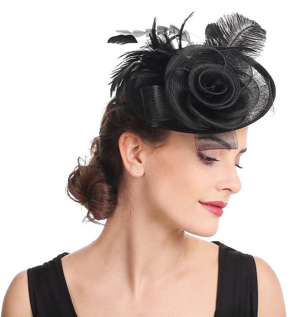 Blomsterfjær Hodebånd Fascinator Bryllup Hodeplagg Damer Løp Royal Ascot Bryllup