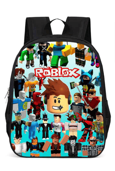 3D Roblox Skoletaske Rygsæk Skoletaske Børn Dreng Pige Pattern 2