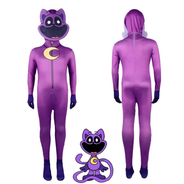 1 st Role Play Leende Djurkläder Krånglig Piggunge Jumpsuit Karneval Party Klä Upp Kostym Barn Vuxen Catnap 110