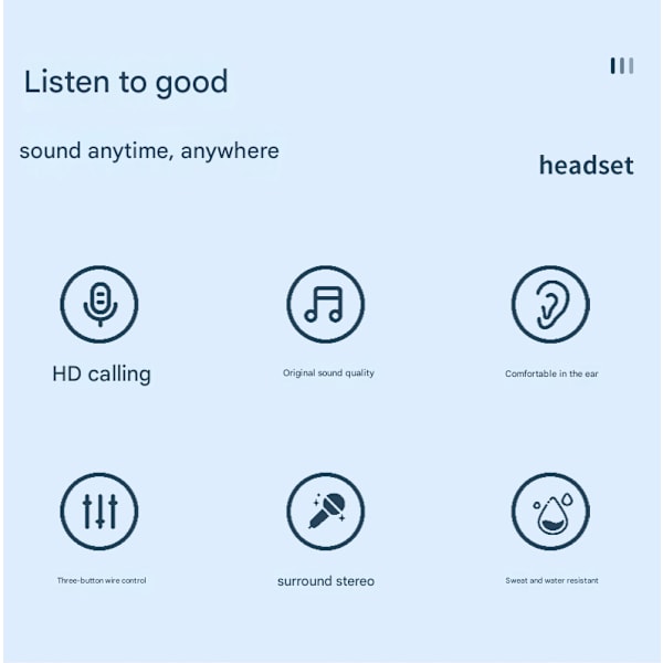 Lightning-yhteensopivat kuulokkeet iPhonelle äänenvoimakkuuden säädöllä ja mikrofonilla, valkoinen