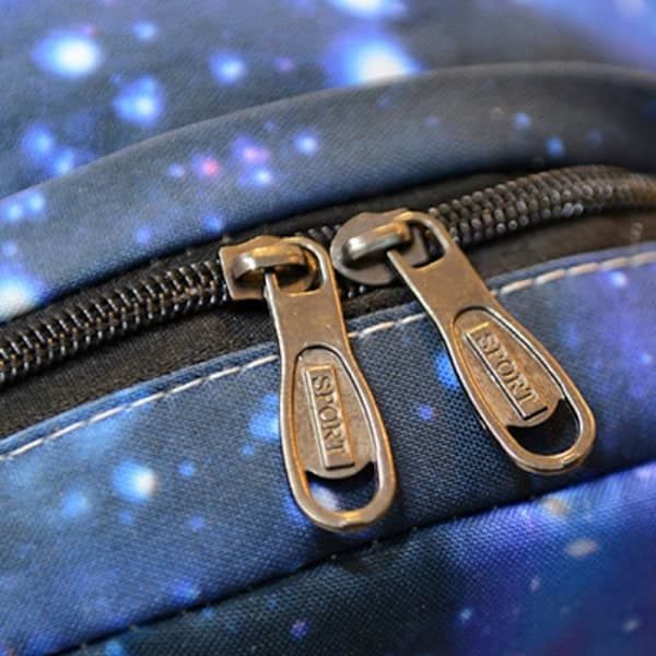 Starry Sky Casual Rygsæk, Rygsæk til Kvinder Mellemskole Grå Grey