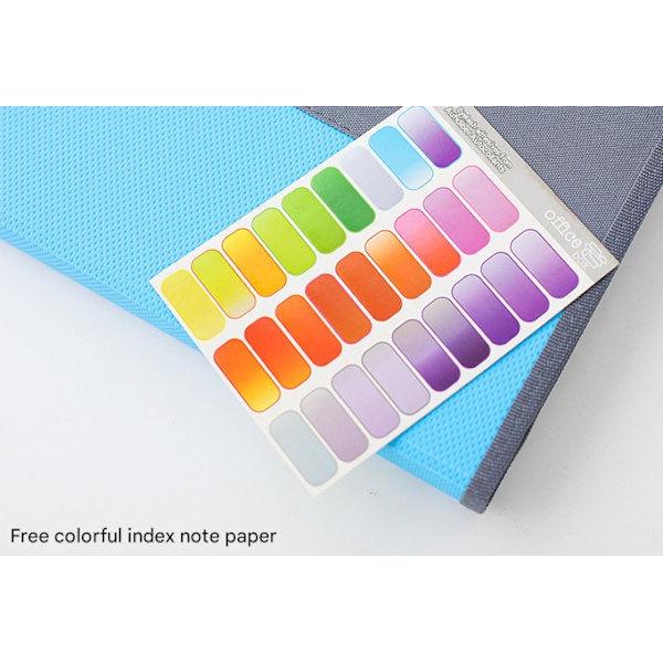 2-pack expanderbar A4-mapp med 13 fack, dragkedja, dokumentficka blue