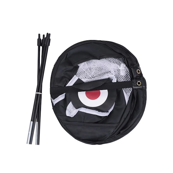 Golf Chipping Net, Starkt Stabilt Pop Up X-format Golfnät för Inomhus/Utomhus/Bakgård Noggrannhet och Svingträning