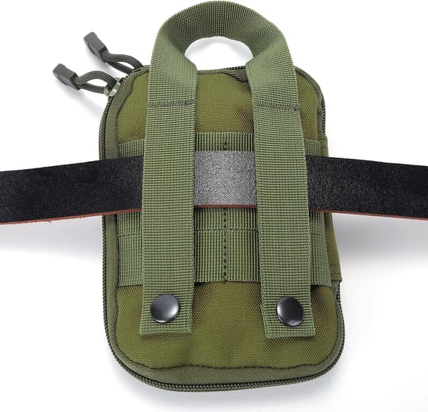 Nylon militär, midjeväska utomhus sportväska grön