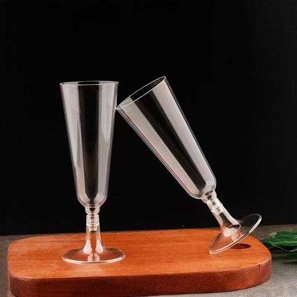 150 stk. 150 ml plast vinglass, champagneglass, rødvinsglass, allsidig, et must for festkarneval 150 items