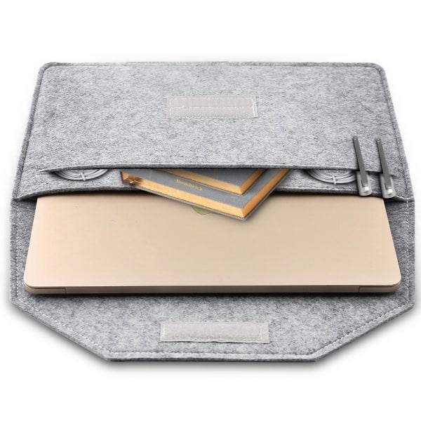 Laptopveske i filtstoff 17\"
