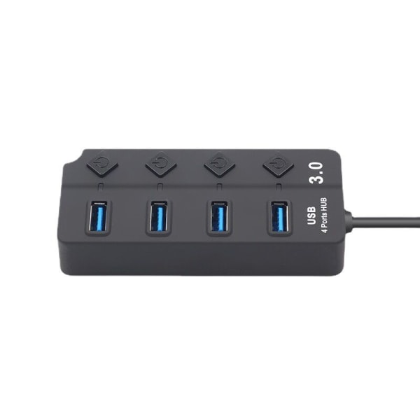 USB Docking HUB 3.0 4-port hub Uafhængig nøgle fire port 3.0 splitter En til fire ekspander 30CM4 port USB3.0