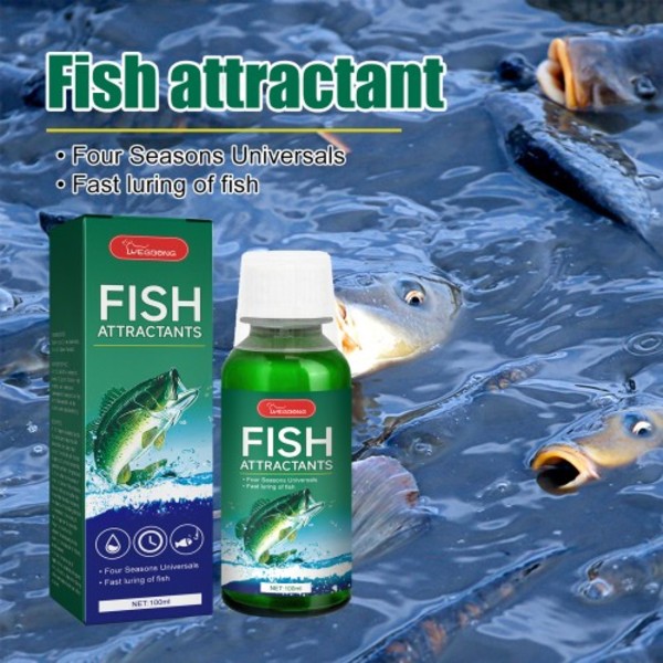 Fiskattraktion Utomhusfiske viltfiskebete bärbart fiskattraktionsmedel