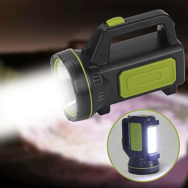 LED Søkelys Spotlight USB Oppladbar Håndlykt Arbeidslys Lampe