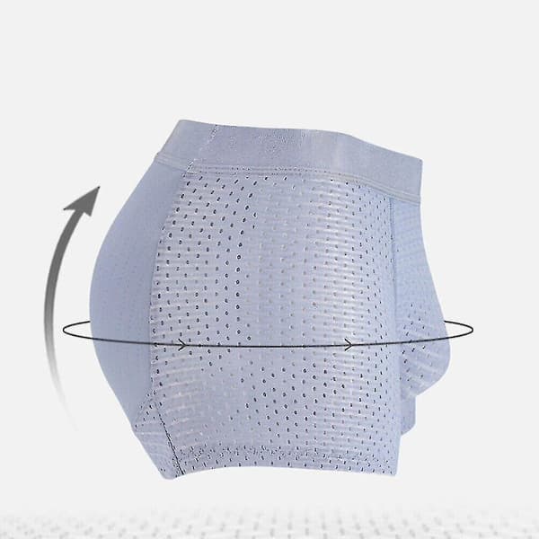 Polstrede boxershorts til mænd - Hip Butt Lift Enhancer Briefs L