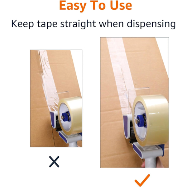 Förpackningstejpsdispenser för 1,75\" bred tejp, 3\" inner pappersrör
