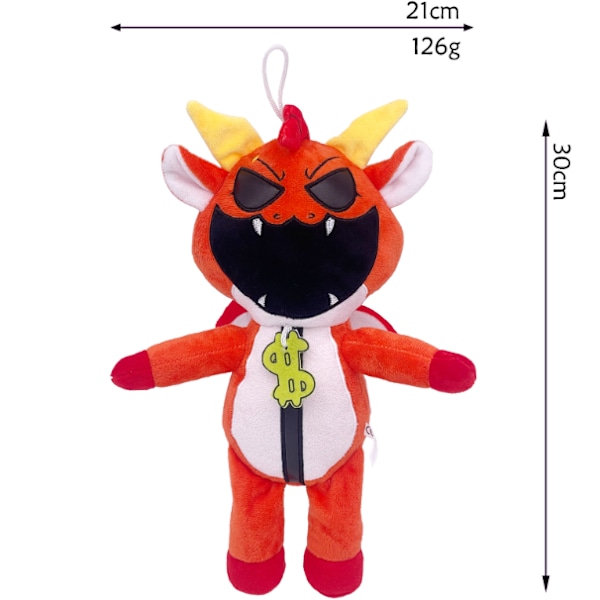 Nightmare Critters Plyschleksak Yarnaby Plushies Stoppade Djur Poppy Playtime Dockor Barnpresenter Red Flying Dragon