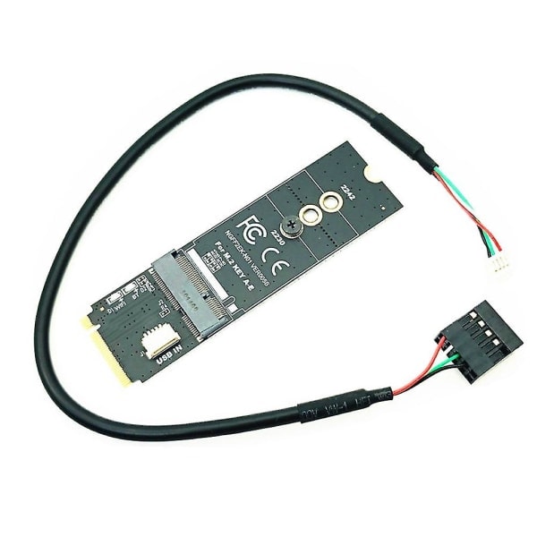 M.2 Key-M til Key Ae/E Adapterkort til M.2 NGFF Pcie Protokol Trådløst Netværkskort Modul-M.784