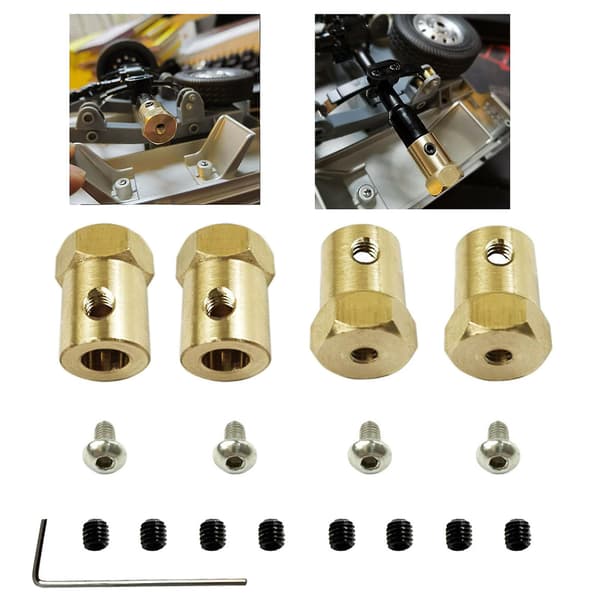 4-pack 5mm till 12mm hexagonala expansionsadapterkombinatorer