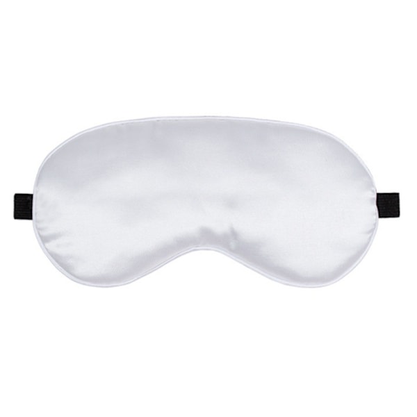 Sovmask för Resor Andningsbar Justerbar Spänne Sovmask (Vit) White
