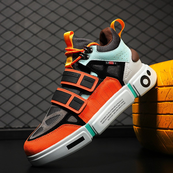 Instagram Four Seasons Fashion Week vintage board skor med sneakers par mode skor orange 36