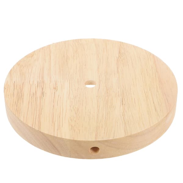 Træ Bordlampe Base Rund Lampe Display Base Træ Display Sokkel LED Lys Base (E27/E14)