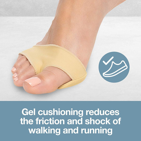 Metatarsal Pads (Par), Flexibla, Slip-On Placering, Mjuk Gel Komfort, Passar i Skor, Sandaler, Strumpor