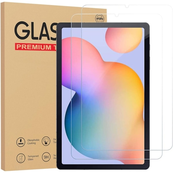 2-pak Samsung Galaxy Tab S6 Lite Panserglas Skærmbeskytter