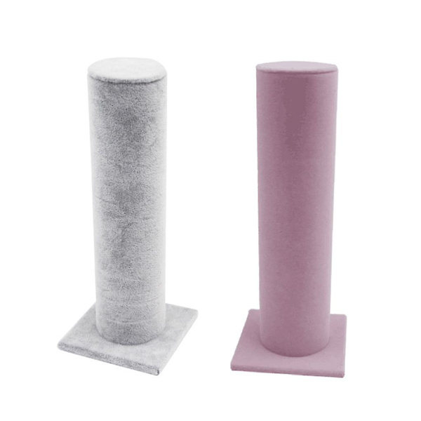 2 Stycken Displayställ Grå Rosa