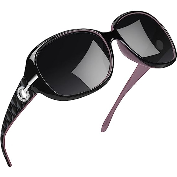 Polarized Sunglasses Women Trendy Oversized Big Large Sunglasses Sensitive Eyes UV Protection Sunglasses