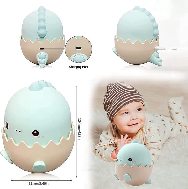 Baby Light Bærbar Silikon Nattlampe Med 3 Intensitet