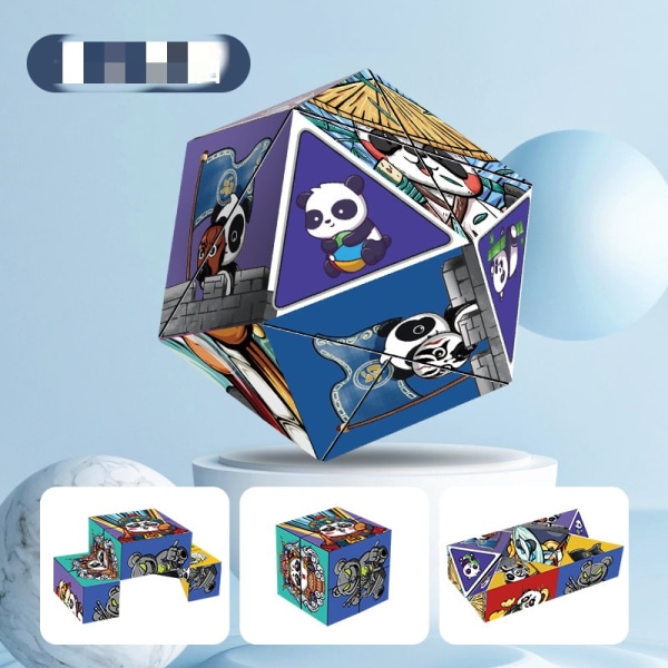 2 stykker pædagogisk legetøj til børn Extractor Cartoon Panda 【Farveboks】 Cartoon panda