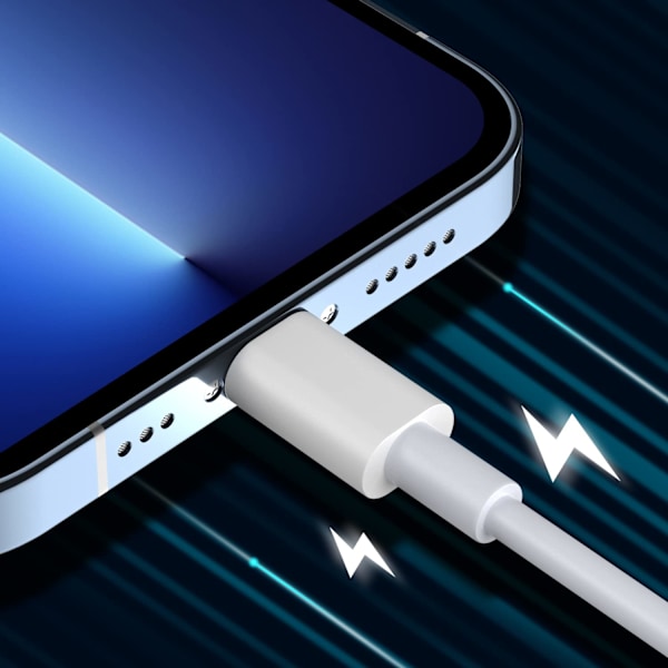 USB C til Lightning Kabel 1M iPhone Hurtig Oplader Kabel USB-C Ladekabel til iPhone 13/12/12 PRO Max/12 Mini/11/11PRO/XS/Max/XR/X/8/8Plus/iPad 1M
