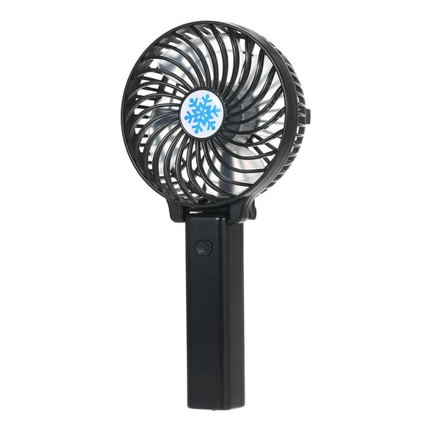 Bærbar USB-vifte med 1 batteri, oppladbar, ventilasjon