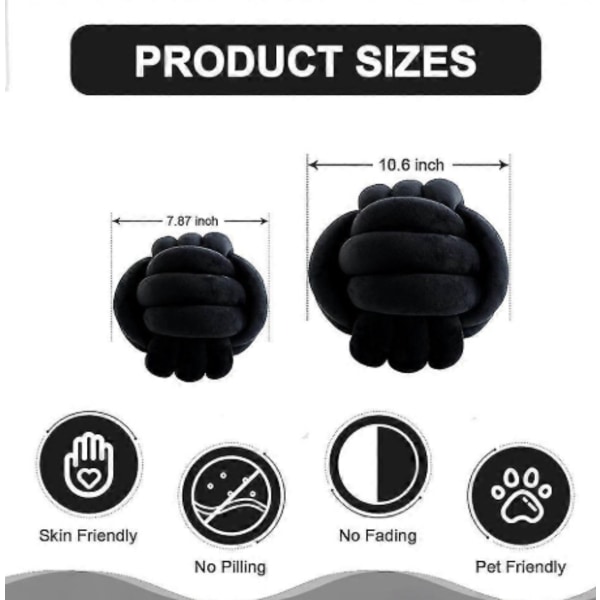 Håndvevd krystallfløyel tre-tråds taukulepute hjemmedekorasjon plusjpute sofa bil kontor dekorasjon Red Bean Paste Powder 20cm