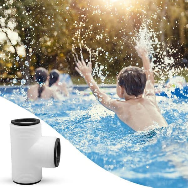 Poolslangskoppling, T-koppling Poolslangadapter, 1,5 tum Poolslangskoppling