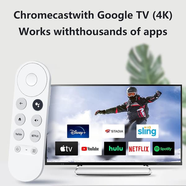 Kompatibel med HD Case Fjernkontroll Erstatning Stemmekontroll for Snow Streaming Player 4k Versjon