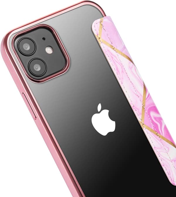 Marmorerat PU-läderfodral för iPhone 11