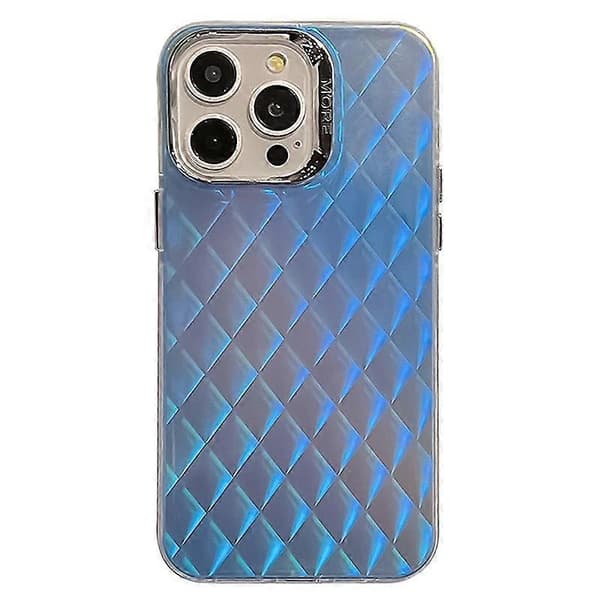 Skal för iPhone 16 Pro Max Silikon+PC IMD Lasertextur Matt Telefonskydd - AK5
