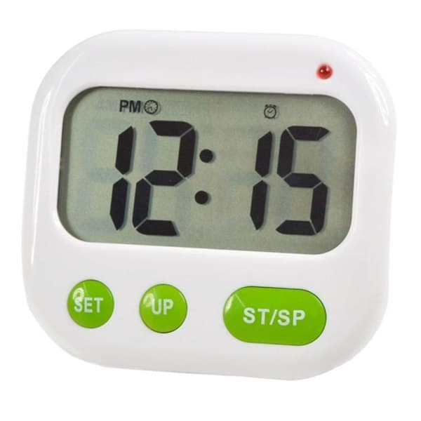 Digital väckarklocka med stor display, självlysande klocka, väckarklockor med vibration