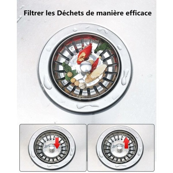 Diskbänksfilter Diskbänksplugg (förtjockat filterblått (304 koppar) 2st) vit