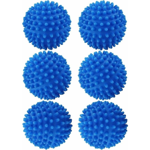 Massagebollar (6 i blått) vit