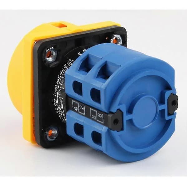 25a On-off 4-polede isolatorafbrydere 48x48mm hængelås roterende knapafbryder