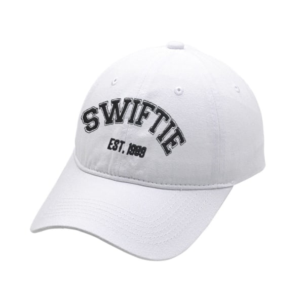 Taylor Swift 1989 Baseball Caps Mens Swiftie Trucker Hip Hop Trucker Hat För Kvinnor Vit White