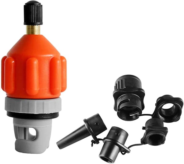 Luftventil Adapter, Oppblåsbar Båtpumpe Adapter Med Dys